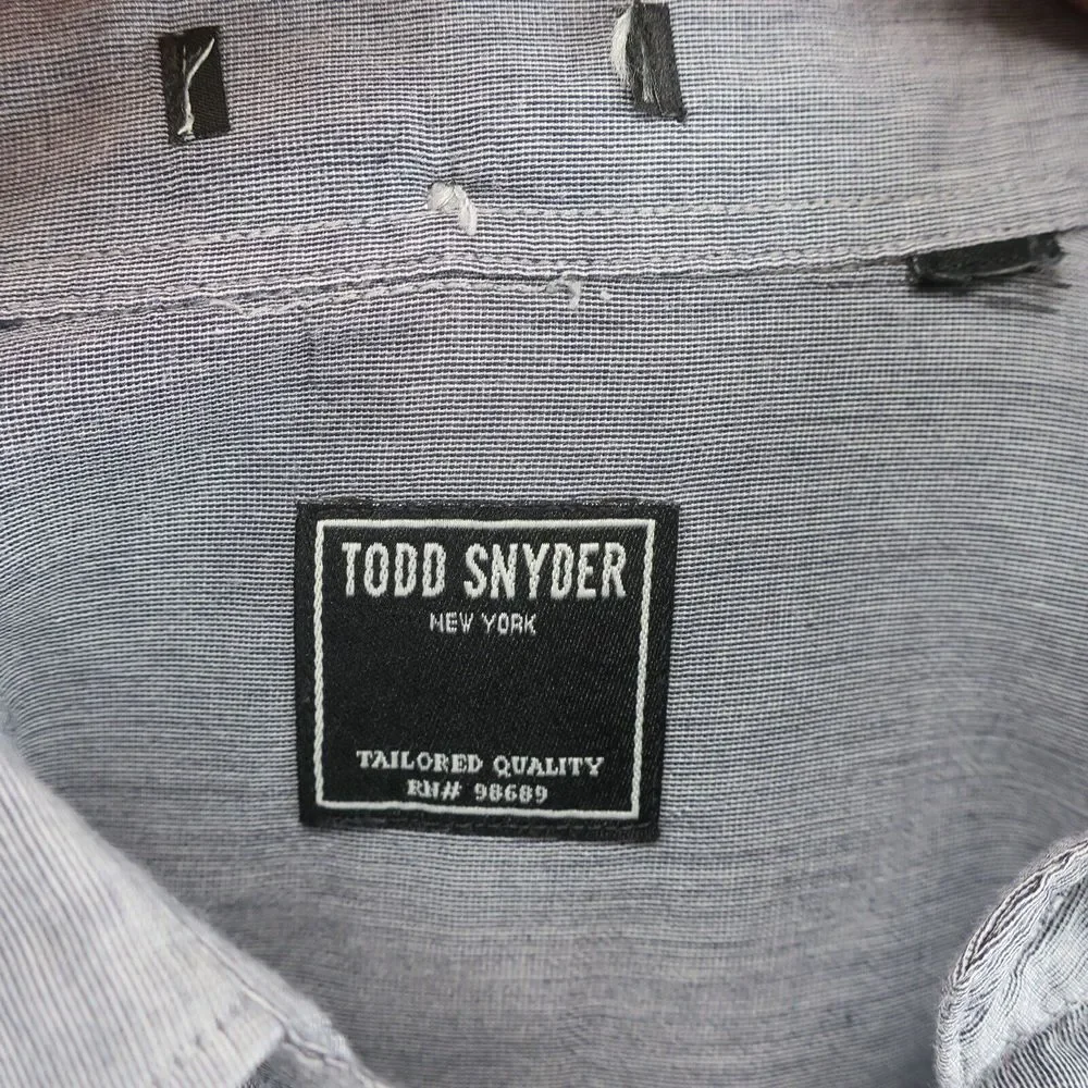 Todd Snyder Long Sleeve Men's‎ Button Up Shirt 100% Cotton